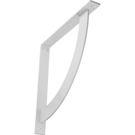 Ekena Millwork Bulwark Steel Bracket, Hammered White 2"W x 18"D x 18"H BKTM02X18X18BUHWH
